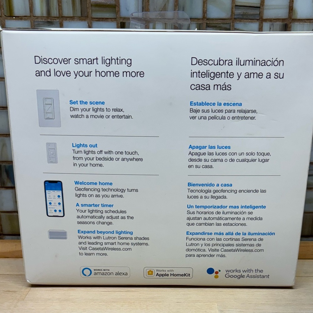 Lutron Caséta Wireless Dimmer Kit with Smart Bridge - Picture 3 of 15